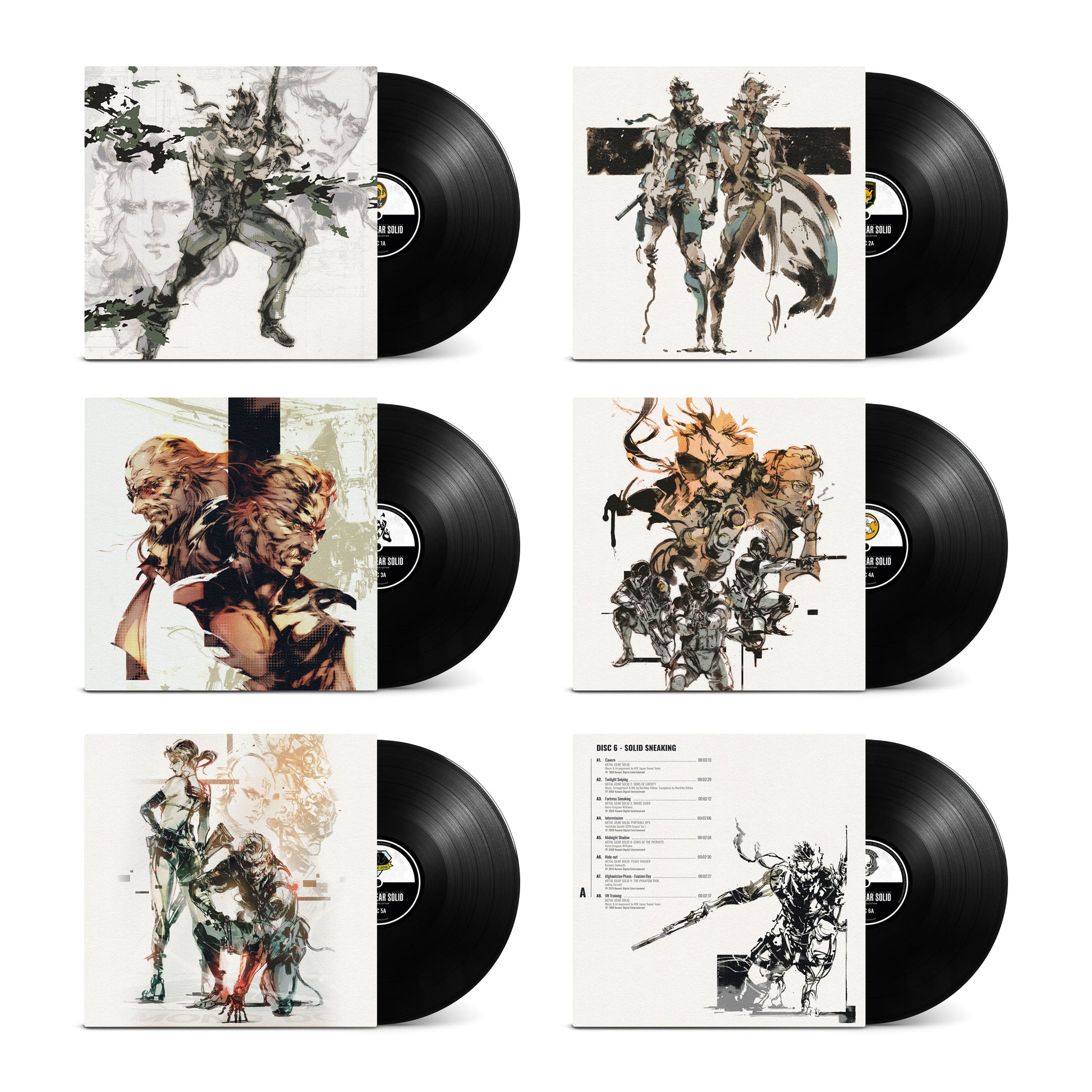 metal gear solid lp Metal Gear Solid: The Vinyl Collection (Deluxe X6LP Boxset) – Laced Records