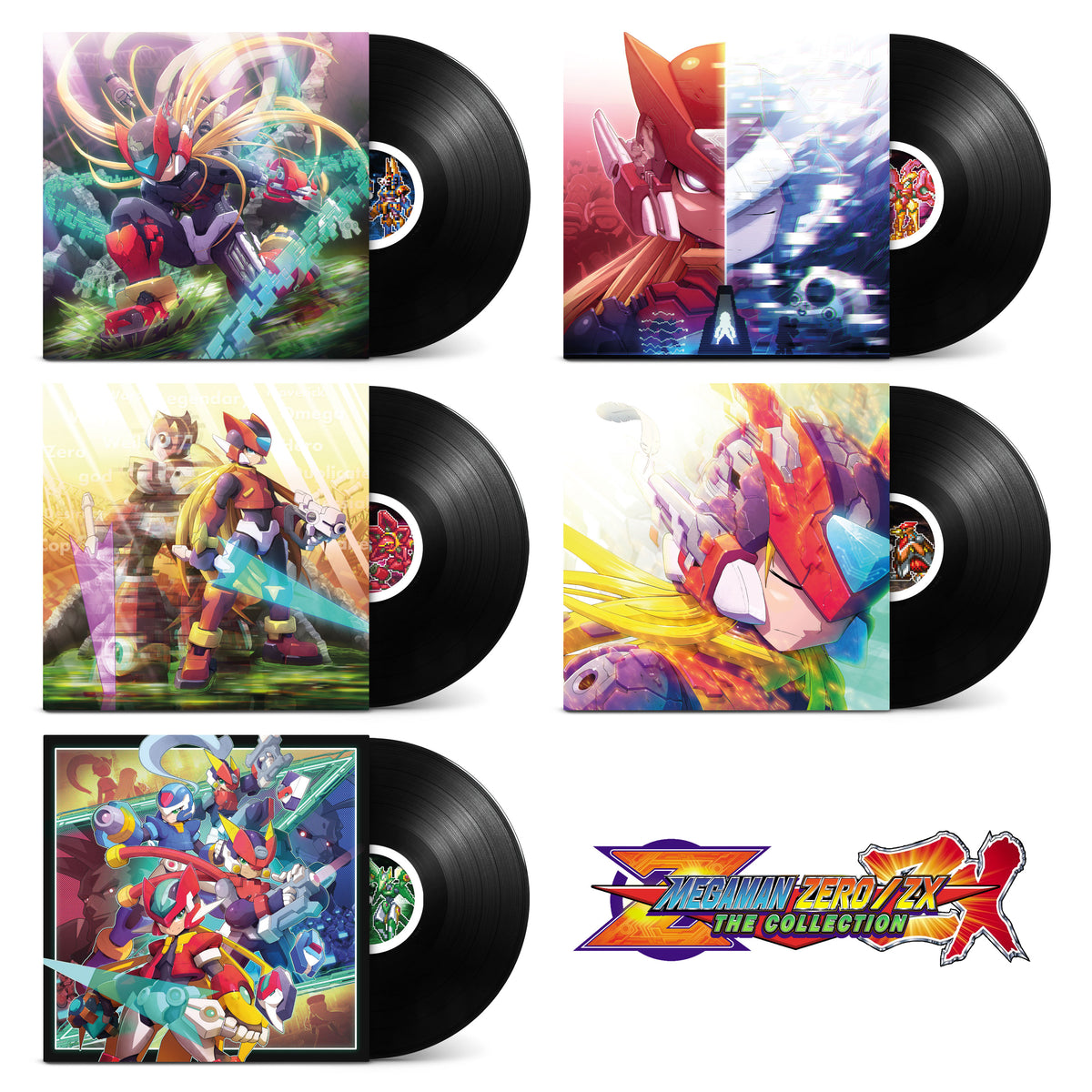 Mega Man Zero/ZX: The Collection (Deluxe X5LP Boxset) – Laced Records