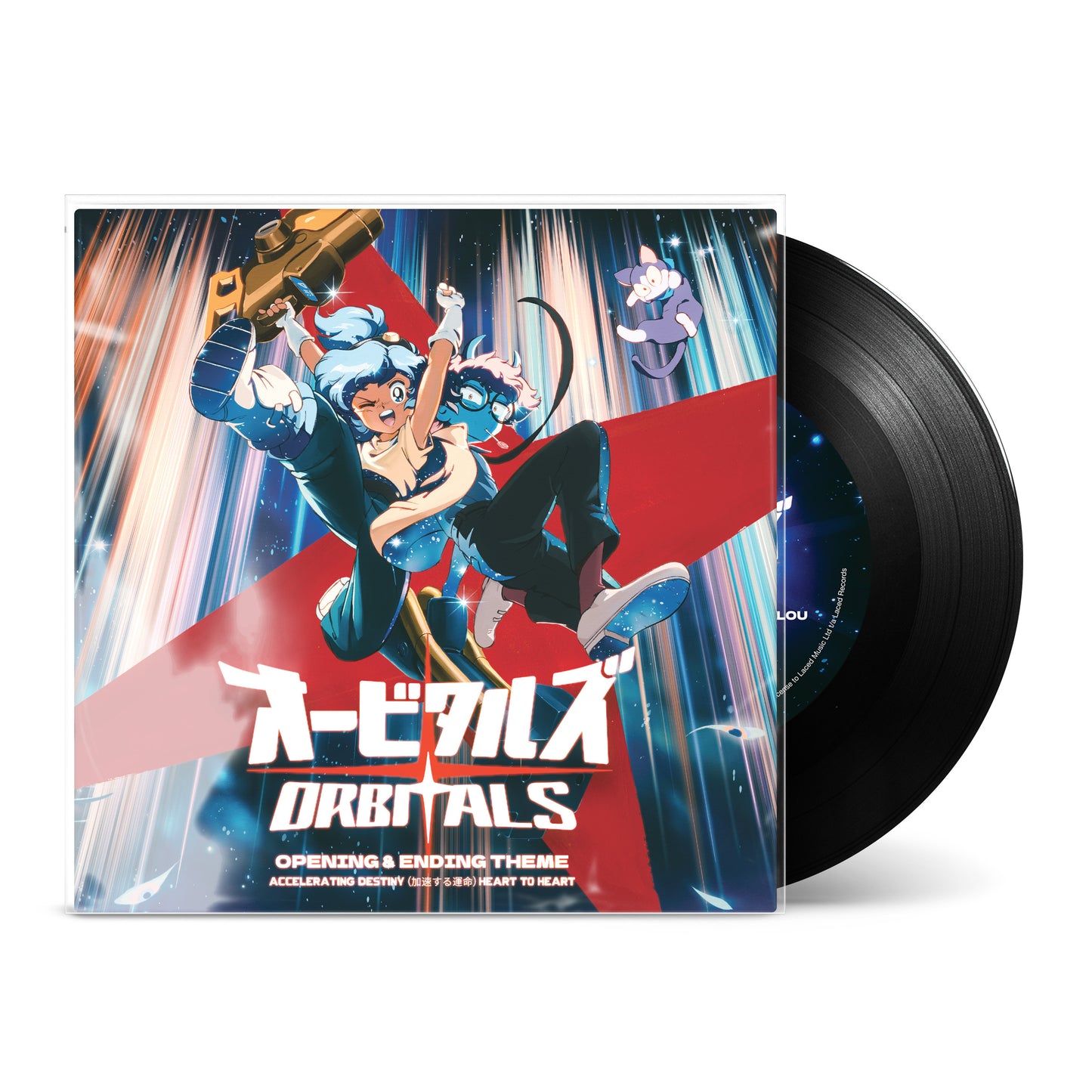 Orbitals Opening & Ending Theme Deluxe 7-inch vinyl, printed sleeve and lead sheet music insert